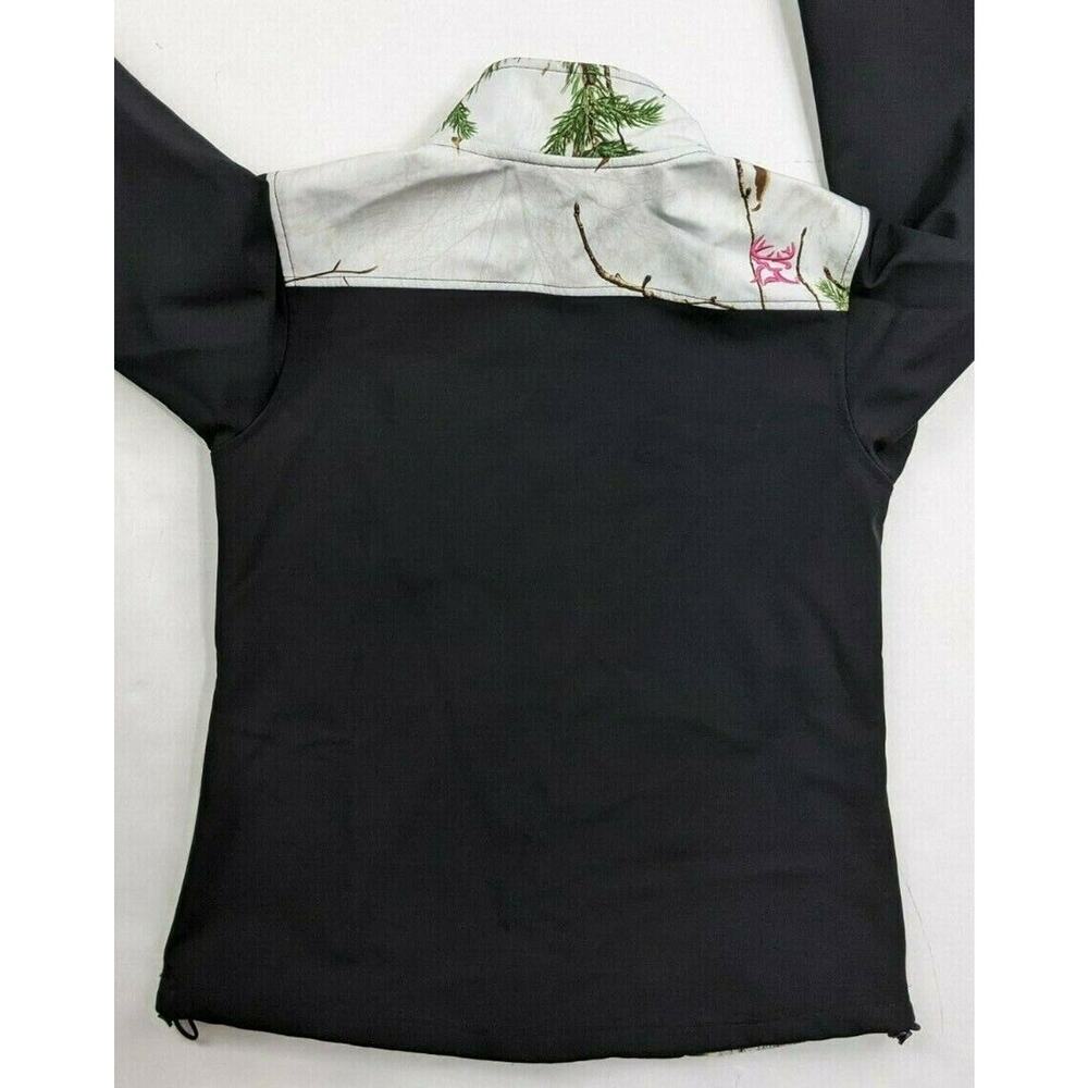 Bushmaster Jacket Women's Size Small Softshell Hunting Camo Trim Zip Up Outdoor - Picture 2 of 10